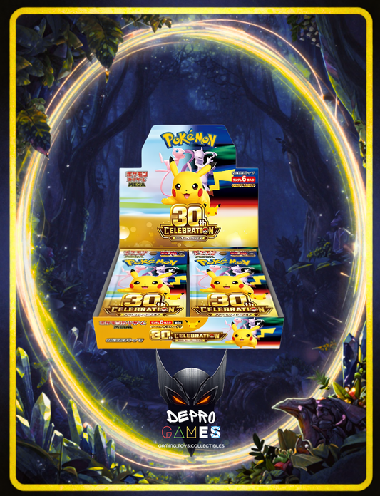 PRE ORDER Pokémon Card Game MEGA Expansion Pack - 30th CELEBRATION” (M6a)